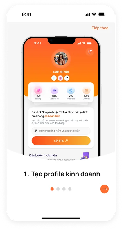 Tạo profile kinh doanh